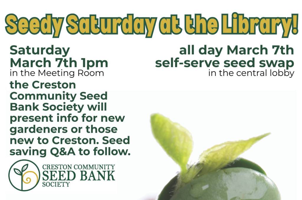 March events at the Creston Library